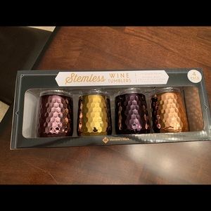 Stemless wine tumblers